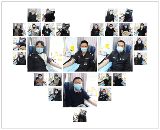 人民警察一心為民，捋袖捐血鐵血柔情——安康市公安局積極開展冬季獻(xiàn)血活動